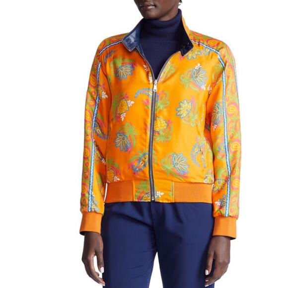 New Ralph Lauren Purple Label Torrence Reversible Jacket Navy Orange $1890 Sz 2 - Picture 3 of 11